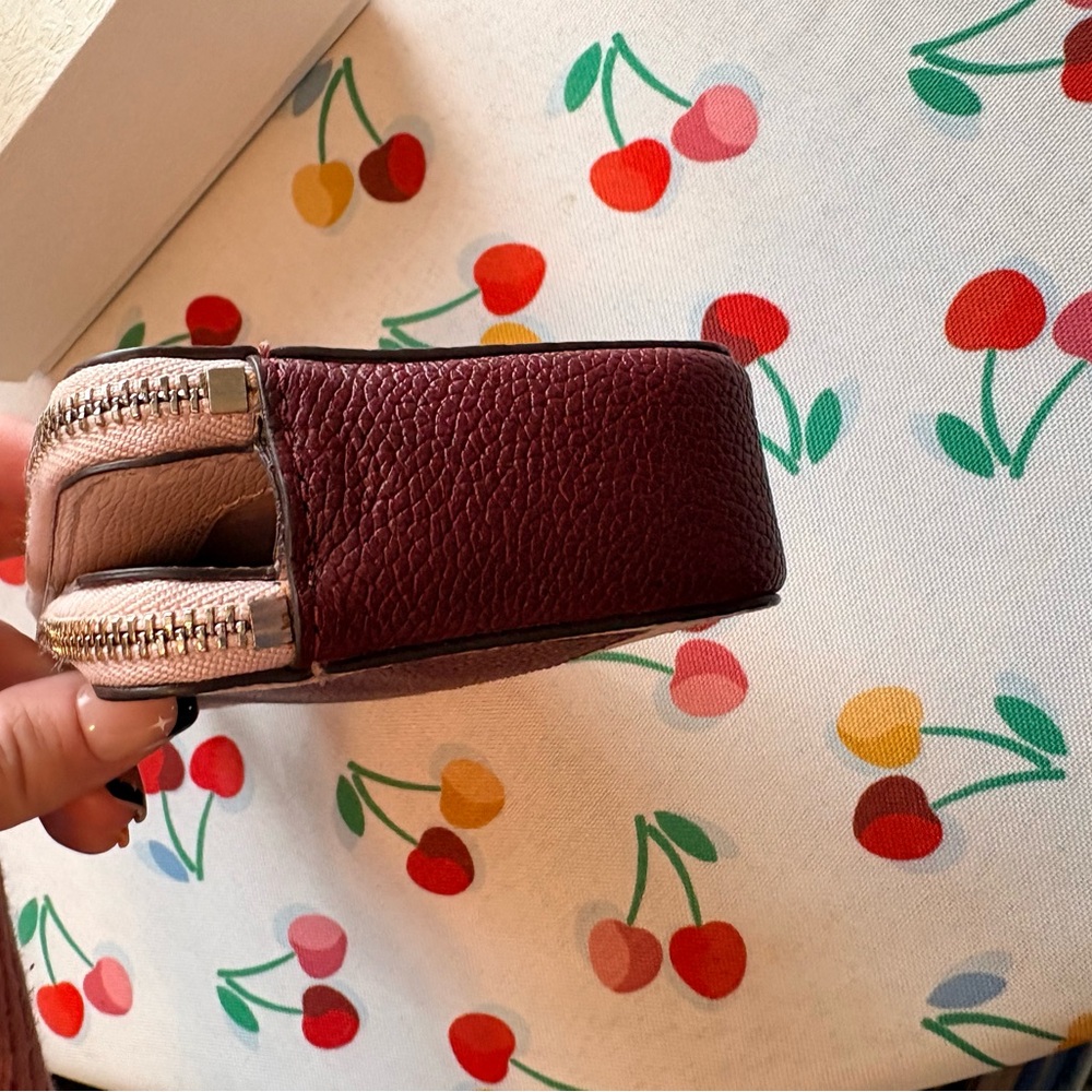 Kate Spade Maroon and Beige Crossbody NWOT - Picture 9 of 11
